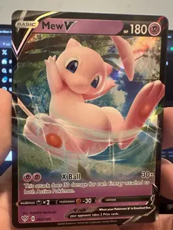 Pokemon TCG Mew v Darkness Ablaze Ultra Rare Card 069/189 NM Condition - Image 1