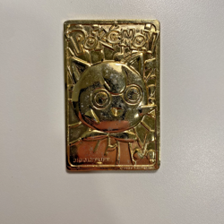 Jigglypuff Pokemon Special Edition 23 Karat Gold-Plated Trading Card # 39 w/ COA - Image 2
