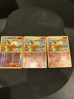 Pokemon TCG Charizard Set. 1/99 Cosmo, Cracked Ice, Reverse Holo - Image 1