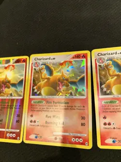 Pokemon TCG Charizard Set. 1/99 Cosmo, Cracked Ice, Reverse Holo - Image 5