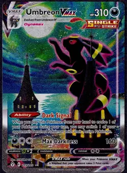 Pokemon TCG Umbreon VMAX Alt Art Holo Secret Rare Card Evolving Skies 215/203 NM - Image 1
