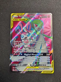 Pokemon TCG - SM Unbroken Bonds Gardevoir & Sylveon GX Full Art 204/214 - LP - Image 1