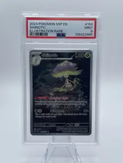 2024 Pokemon SV - Surging Sparks - Shiinotic #194 Illustration Rare - PSA 9 Mint - Image 2
