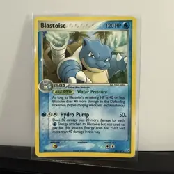 Pokemon Blastoise EX Crystal Guardians - Dark Exclusives Holo Rare 14/100 NM - Image 1