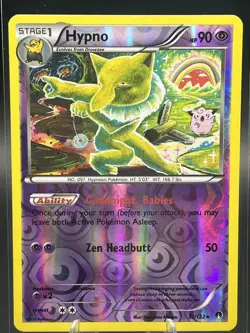 Hypno 51/122 Reverse Holo Rare Pokemon XY BREAKpoint LP - Image 1
