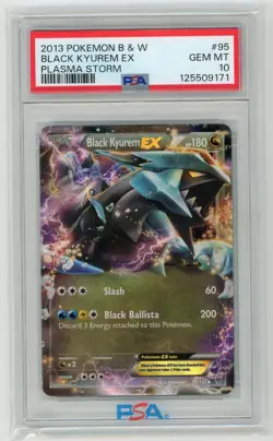 Pokemon TCG - Black Kyurem EX 95/135 - Plasma Storm - PSA 10 - Image 1