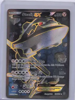 Steelix EX 108/114 Ultra Rare Steam Siege Pokemon Heavily Played - Image 1