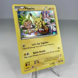 2016 Pokemon Pikachu XY95 Black Star Promos XY BREAKpoint Holo English - Image 2