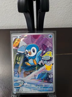 Piplup MEP 042 - 2026 Pokemon 30th First Partner Illustration Rare Holo NM - Image 1