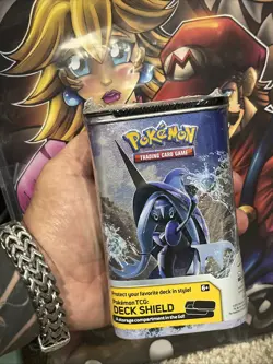 Pokemon 2017 Sun & Moon Tapu Fini Elite Trainer Deck Shield Tin Factory Sealed - Image 1