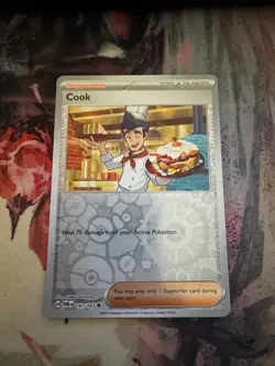 Cook 147/167 Uncommon Twilight Masquerade Pokemon Reverse Holo Near Mint - Image 1