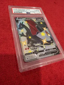 2020 POKEMON CHARIZARD V SWORD & SHIELD CHAMPION'S PATH SECRET PSA 10 - Image 5