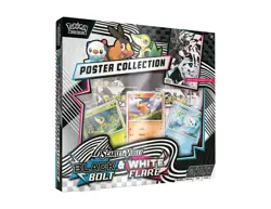*6 Boxes* POKEMON SV10.5 BLACK BOLT WHITE FLARE POSTER COLLECTION BOX SEALED - Image 1