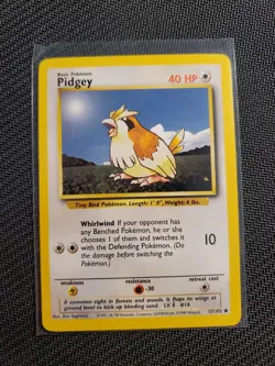 Pidgey 57/102 - Base Set - Unlimited- Pokemon TCG - WOTC - NM - Image 1