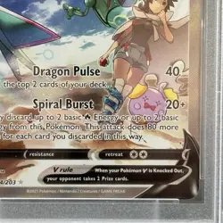 Pokemon Rayquaza V Alternate Full Art 194/203 SWSH07 Evolving Skies PSA 9 - Image 5