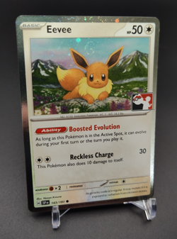 Pokemon TCG Eevee 143/191 Prize Pack Stamped Cosmo Holo w/ Swirl NM - Image 1
