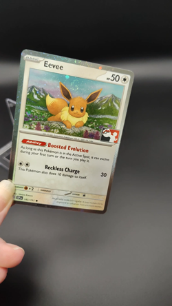 Pokemon TCG Eevee 143/191 Prize Pack Stamped Cosmo Holo w/ Swirl NM - Image 2
