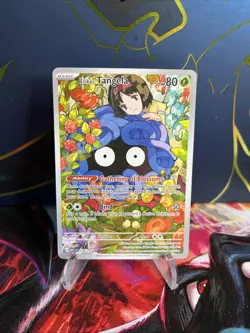 Pokemon TCG Ascended Heroes Erika’s Tangela Illustration Rare IR #218/217 (A) - Image 1
