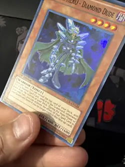 Destiny Hero - Diamond Dude LCGX-EN124 1st Edition Super Rare VLP - Image 4