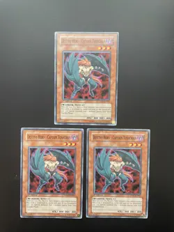 Yugioh Destiny Hero - Captain Tenacious DP05-EN002 Common 1st Edition LP X3 - Image 1