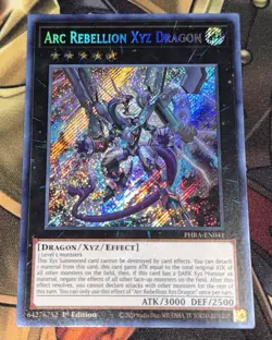 Yu-Gi-Oh! Arc Rebellion Xyz Dragon - PHRA-EN041 - Phantom Rage - 1st Ed - LP - Image 2