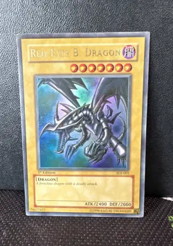 Yugioh Red-Eyes B. Dragon SDJ-001 Starter Deck: Joey 1st Edition Played - Image 1