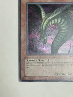 Yugioh Sinister Serpent WC4-E002 Parallel Secret Rare Promo - Image 4