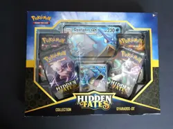 2019 Pokemon Hidden Fates Gyarados GX Collection Box + Promo & 4 Packs - Sealed - Image 2