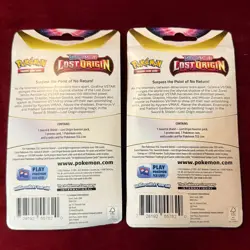 Pokemon TCG Lost Origin Croagunk Scorbunny Blister Sealed Booster Packs Lot of 2 - Image 2