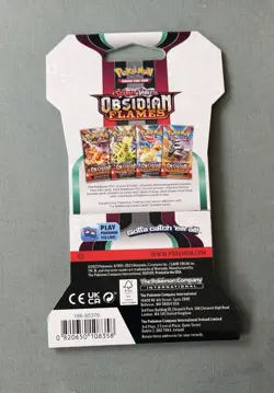 Pokemon TCG Obsidian Flames Sleeved Booster SEALED Pack Scarlet & Violet 🔥 - Image 2
