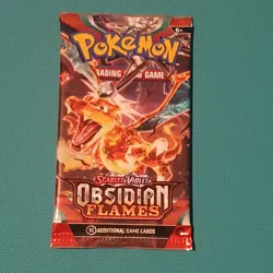 Pokemon TCG: Scarlet and Violet Obsidian Flames x1 Booster Pack Sealed - Image 1