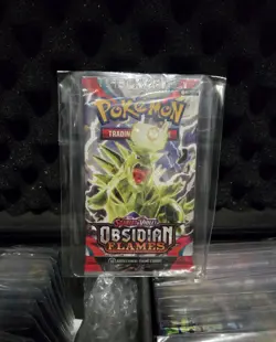 Pokemon Scarlet & Violet Obsidian Flames Single Booster Pack Unweighed Sealed - Image 1