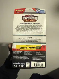 Pokemon SV obsidian flames booster Pack + Holo wooper & counter FACTORY SEALED - Image 2