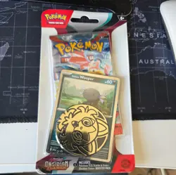 Pokemon TCG Scarlet and Violet Obsidian Flames Booster Pack Wooper New Sealed - Image 1