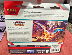 Obsidian Flames Eevee Promo Pokemon Scarlet & Violet Booster 3-Pack - NEW Sealed 820650853784 - Image 2