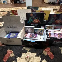 1000 Bulk lot of common/uncommon cards for One piece all sets in photo - Image 2