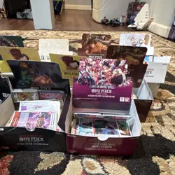 1000 Bulk lot of common/uncommon cards for One piece all sets in photo - Image 3