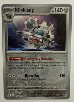 Klinklang - 101/142 - Reverse Holo - SV07: Stellar Crown - Pokemon TCG NM - Image 1