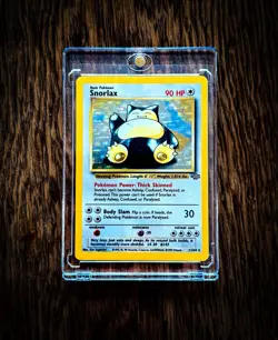 Pokemon TCG Snorlax 11/64 Jungle Holofoil Rare Vintage WOTC 1999 LP - Image 2