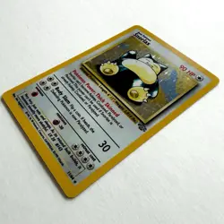 Pokemon TCG Snorlax 11/64 Jungle Holofoil Rare Vintage WOTC 1999 LP - Image 4