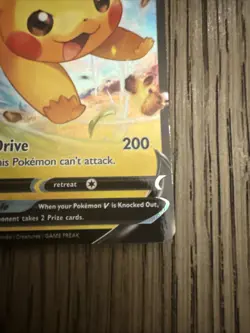 2023 Pikachu V Pokemon Black Star Promo Full Art Card #SWSH285 285 - Image 4