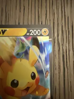 2023 Pikachu V Pokemon Black Star Promo Full Art Card #SWSH285 285 - Image 5