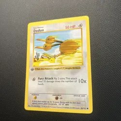 Doduo 1st Edition Common Base Set (Shadowless) 048/102 NM/LP - Pokemon TCG - Image 3