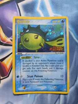 Pokemon TCG Qwilfish Card Ex Team Rocket Returns Holo 27/109 - Image 1
