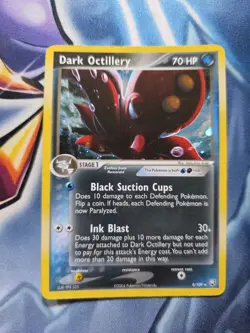Pokemon TCG Dark Octillery Card Team Rocket Returns Holo 8/109 - Image 1
