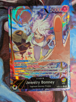 Jewelry Bonney EB04-001 OP15 Leader Gear 5 Alternate Art One Piece Card English - Image 1