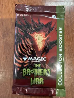 The Brothers War, Foil Collector Booster Pack, 15 Cards MTG Magic the Gathering - Image 1