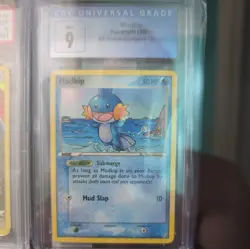 Pokemon EX Crystal Guardians Mudkip Reverse Holo Card 57/100 CGC 9 - Image 1
