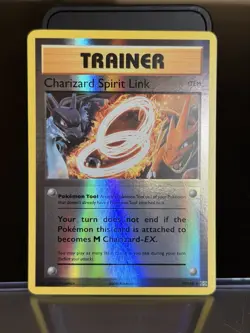 Pokemon Charizard Spirit Link Trainer Card Evolutions 75/108 Reverse Holo NM - Image 1