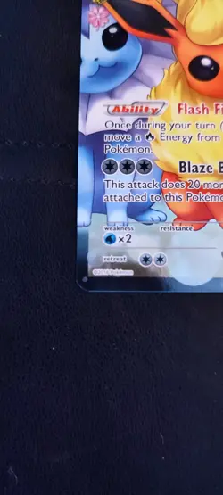 Pokemon Card - Flareon EX RC28/RC32 - Generations - Full Art Ultra Rare (NM) - Image 4